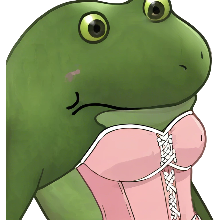 Pastel pink corset  emoji