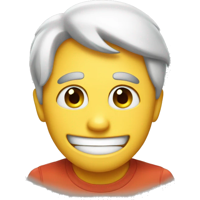 an happy emoji saying no emoji