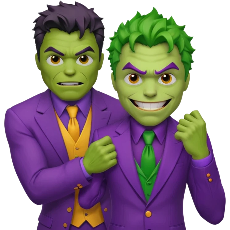 hulk  coringa emoji