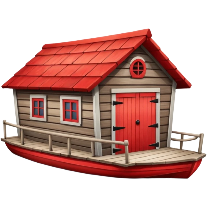Boat house  emoji