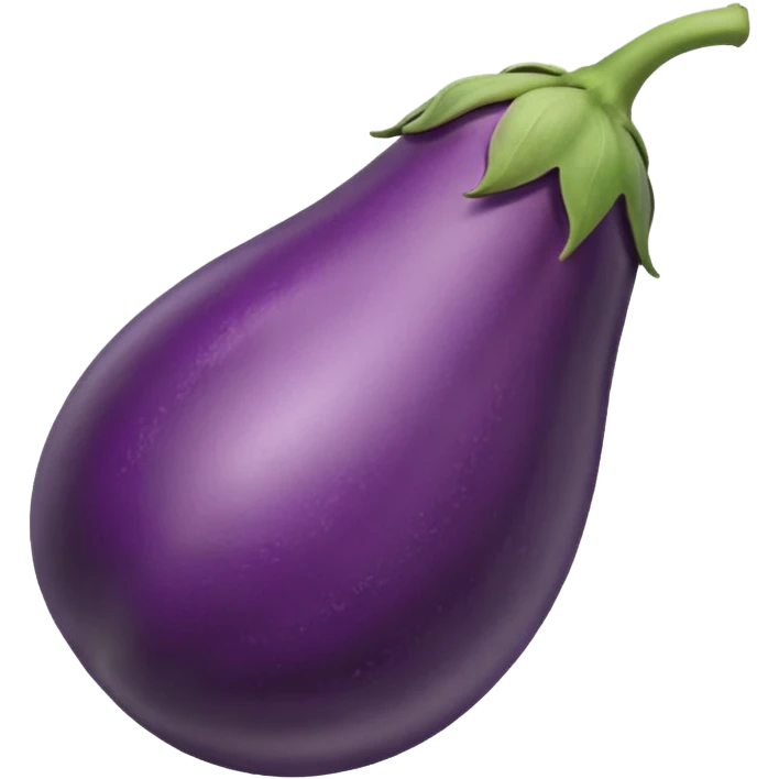 White paint on eggplant  emoji