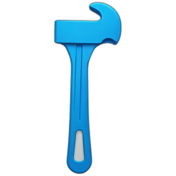  blue wrench emoji