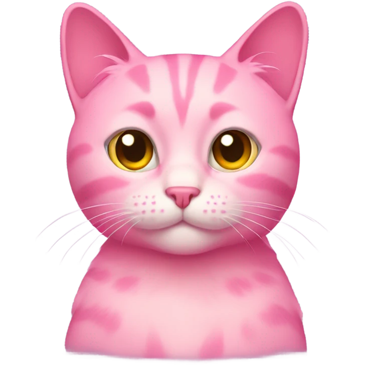Pink cat emoji