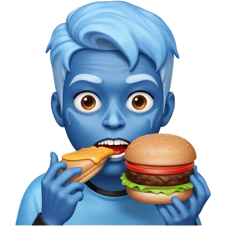 Хаги ваги ест бургер emoji
