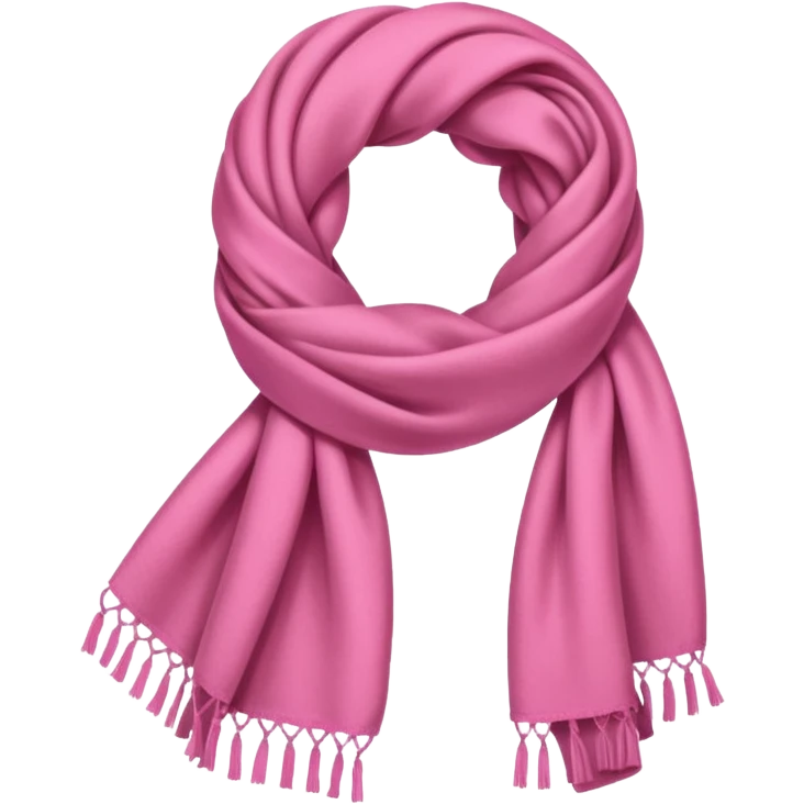 pink scarf  emoji