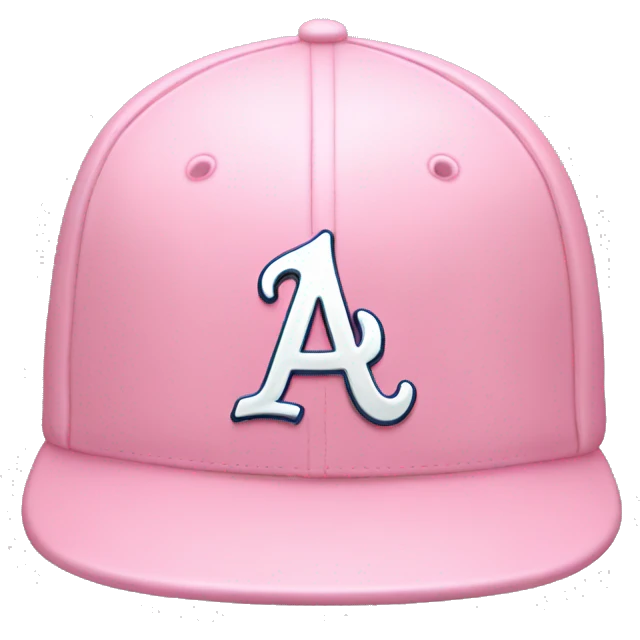 pastel pink mlb cap emoji