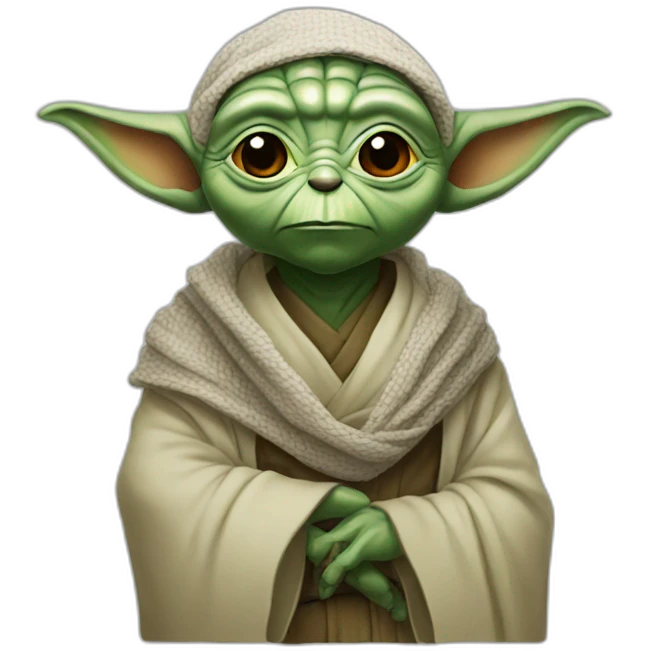 Yoda wearing a Shemagh emoji