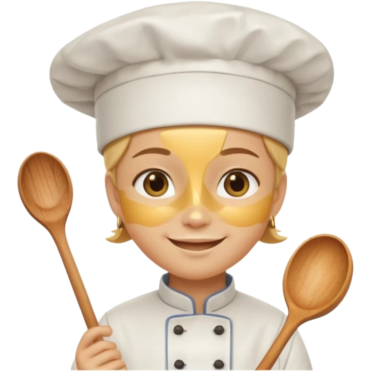 A salt and honey with legs and face emoji