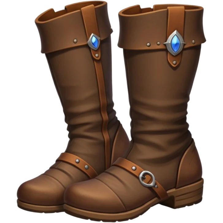 medievil boots, simple fantasy adveture boots, female, no laces emoji