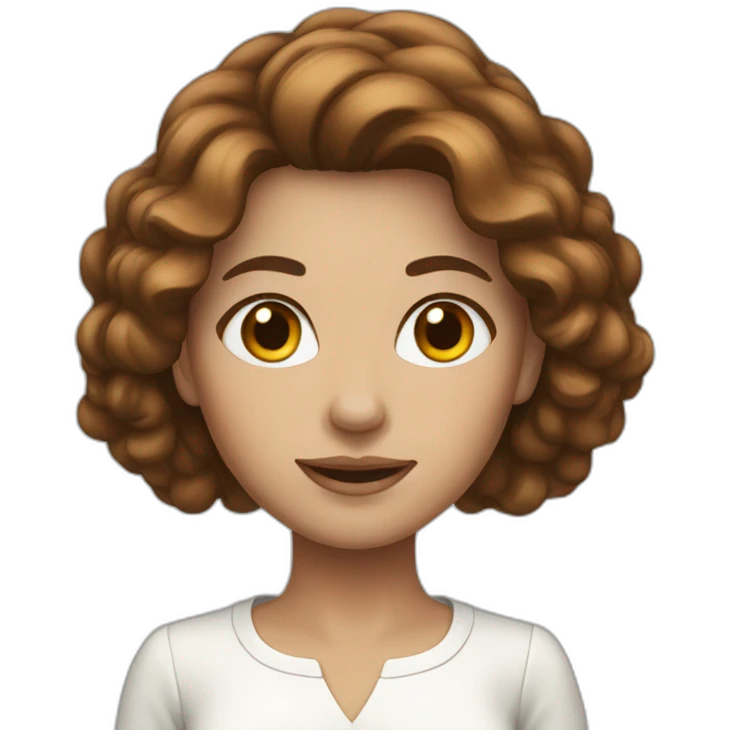 white-housewife-brown-hair emoji