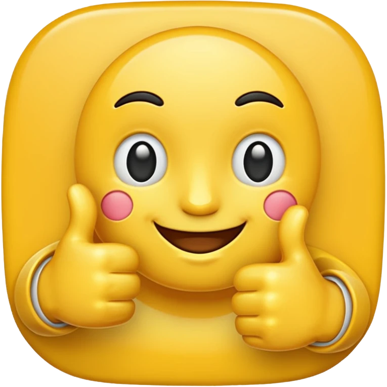 thumbs up emoji, positive and bold emoji