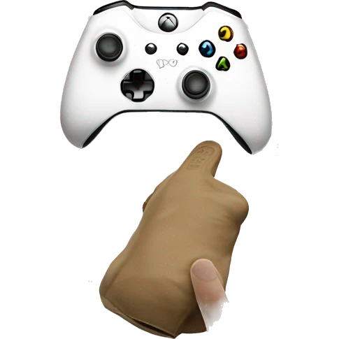 xbox controller being thrown into a wall emoji