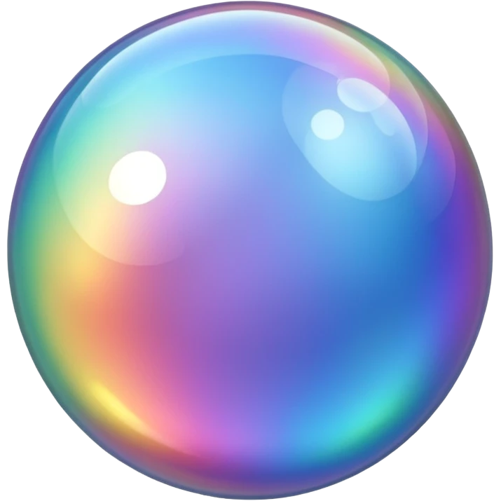 empty transparent bubble emoji
