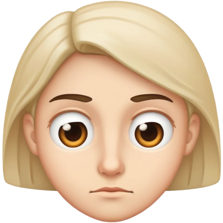 a person side eyeing something  emoji