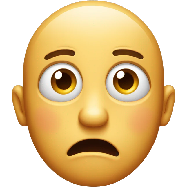 Shocked face emoji  emoji