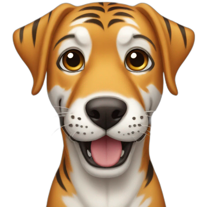 tiger dog emoji