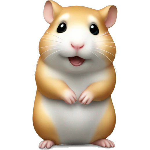 hamster with stock chart emoji