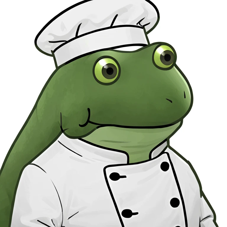 bufo in a chef coat emoji