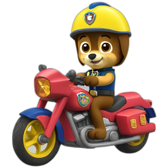 Rider de la Paw patrol emoji