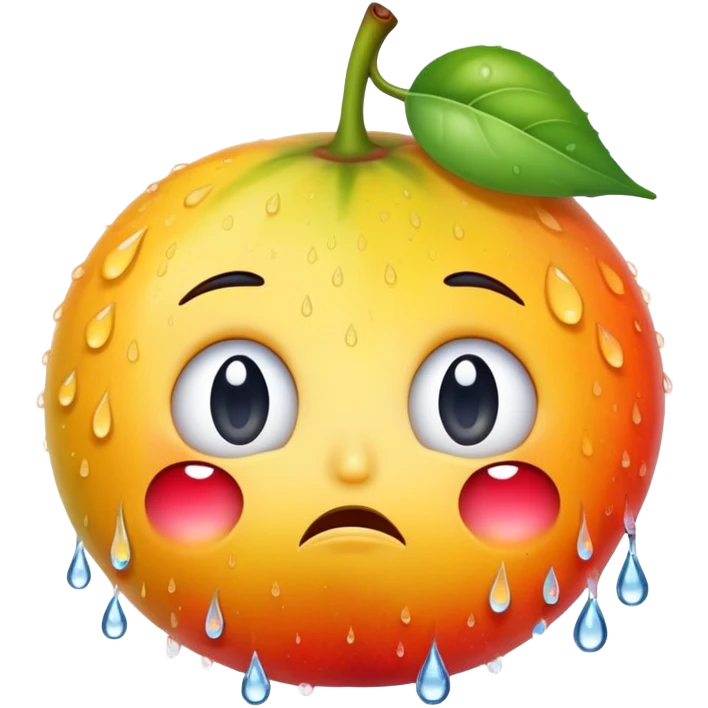Fruit crying  emoji