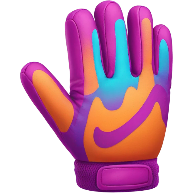 Create a fan glove emoji  emoji