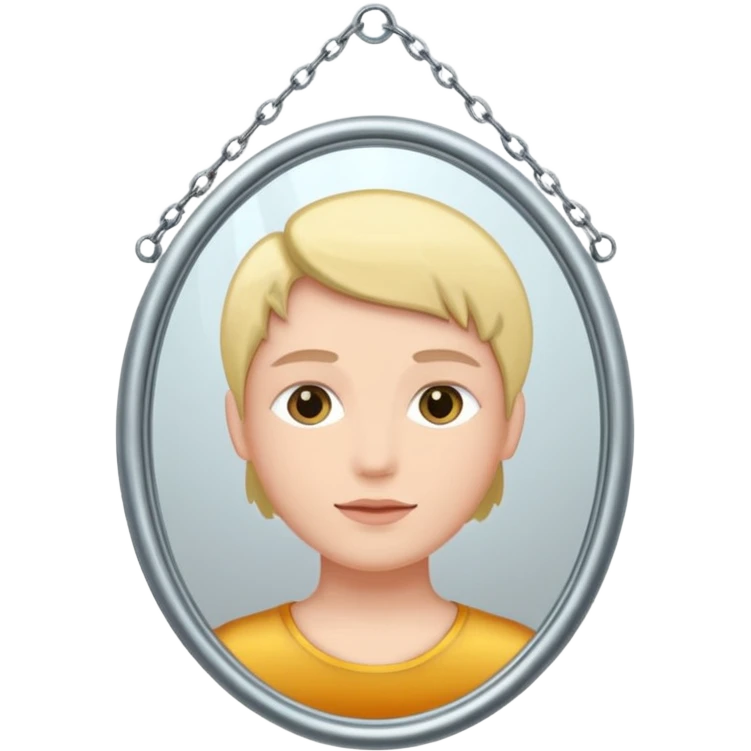 HAng mirror emoji
