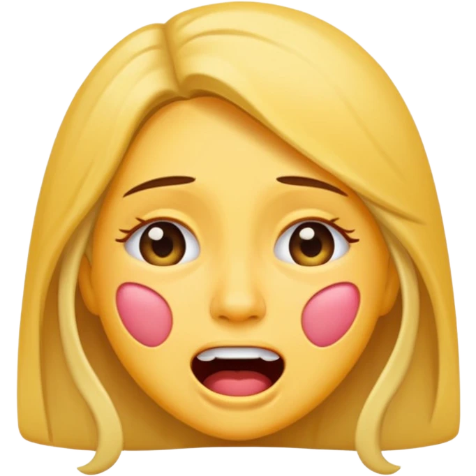 Teresa from the Maze Runner, crying out of laughter, emoji style emoji