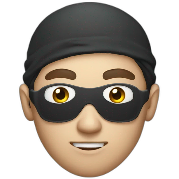 thief with iPhone emoji