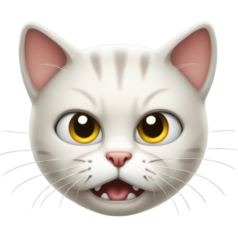 silly angry kitty emoji