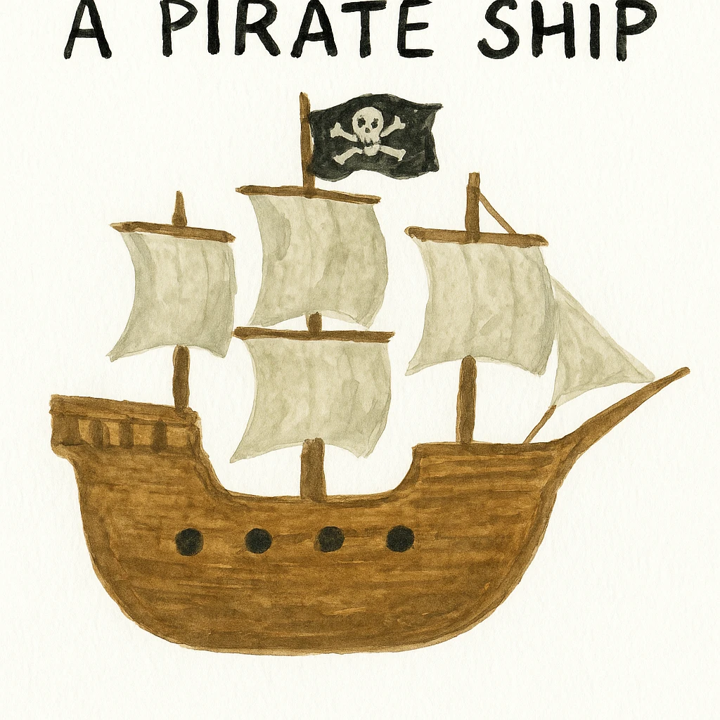 pirate ship emoji