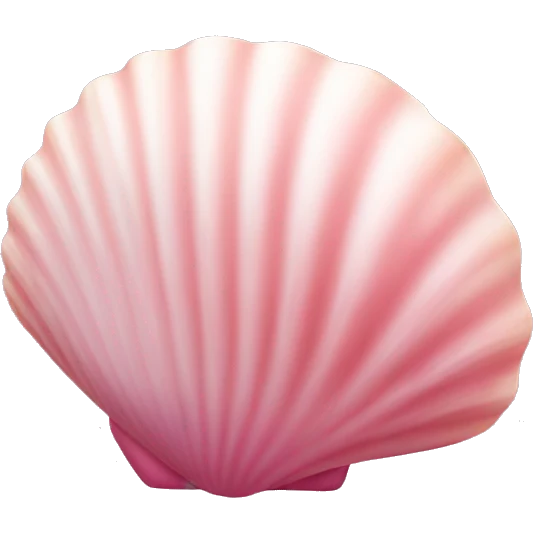 pink shell emoji