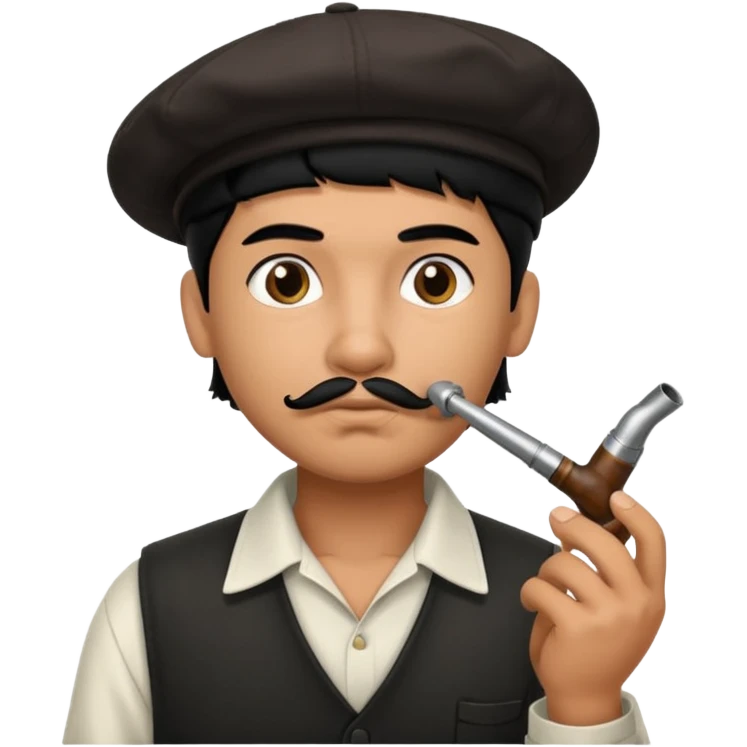 Cholo with a pipe emoji