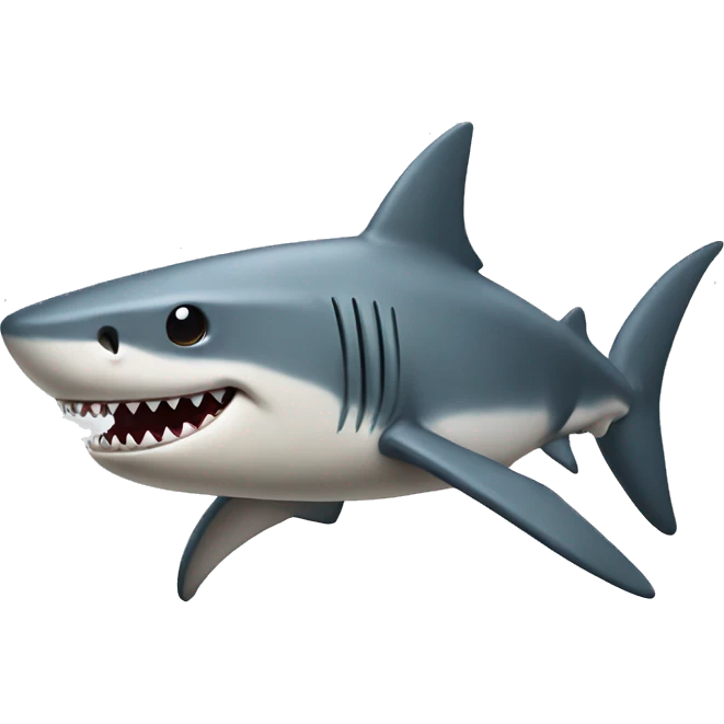 shark walking in the street emoji