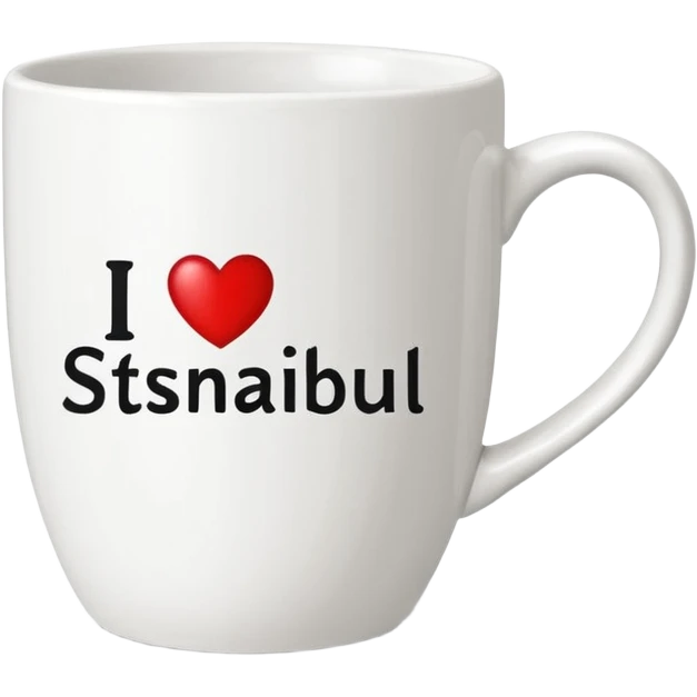 mug-cup-with-text-ı❤️Istanbul- emoji