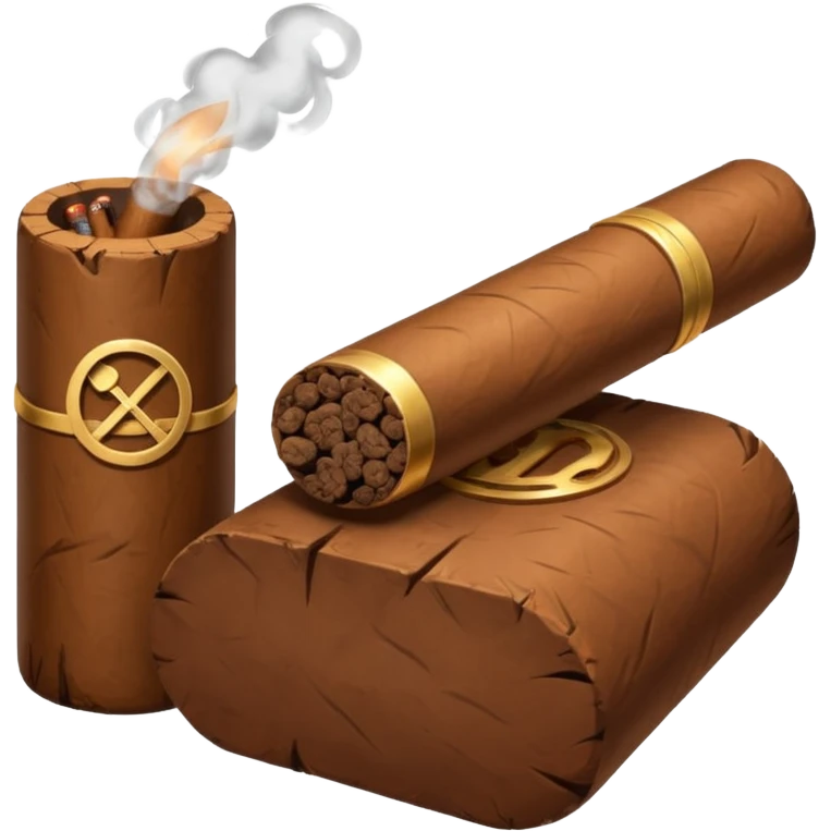 cigar under bloc symbol emoji