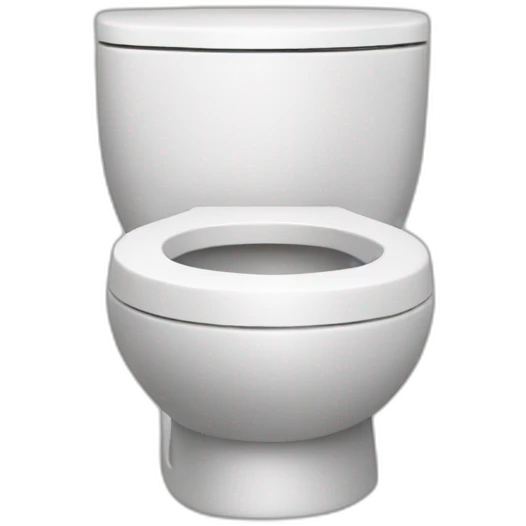 toilet with man head emoji