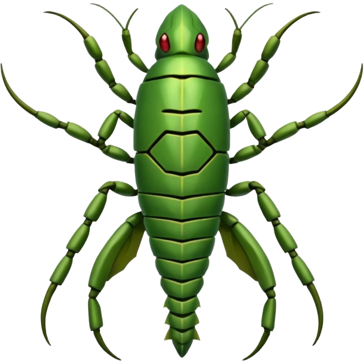 Kakuna-Metapod-Scolipede-fusion emoji
