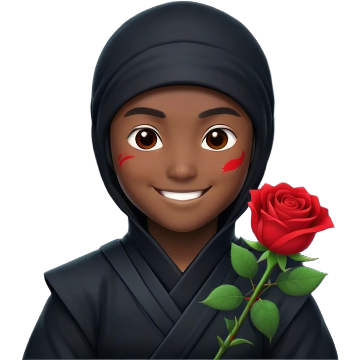 Ninja in love  emoji