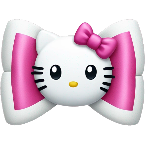 hello kitty bow emoji