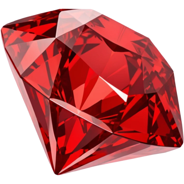 Red diamond with "RED" written on its front emoji