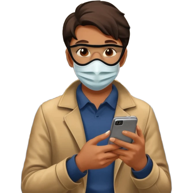 Rider with phone,Metro Riders, inside metro train, no transparent, with background,full image , negative transparent. emoji
