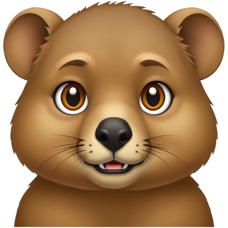 Create a little hyrax who is also an art critic emoji