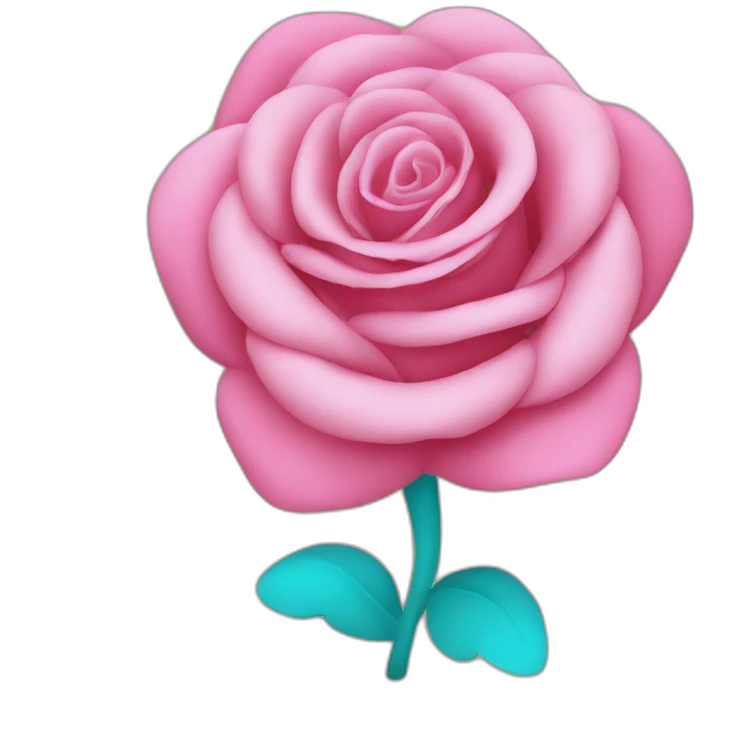 Bandera de 3 colores: rosa, dorado y turquesa emoji