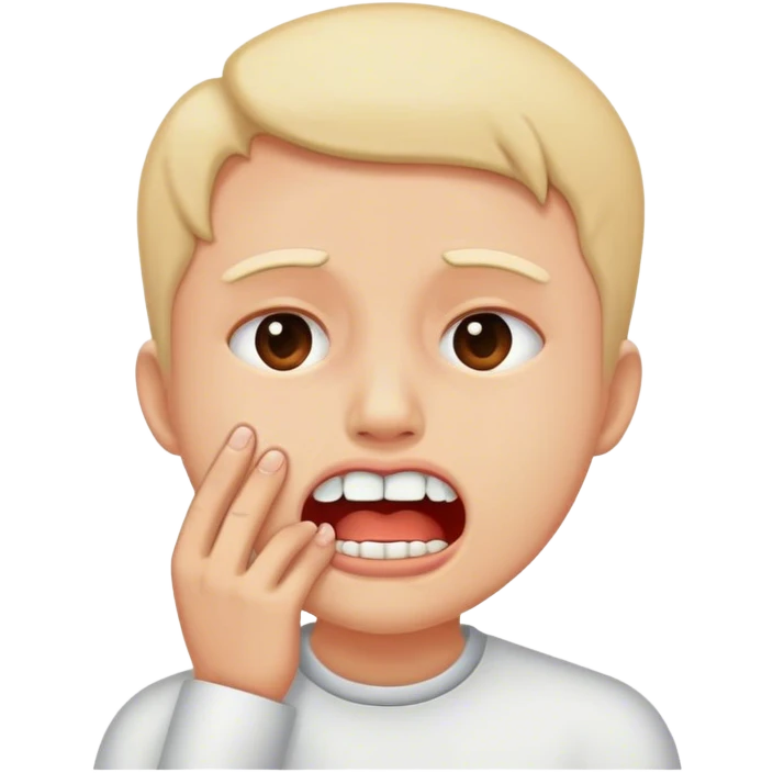 I have teethache emoji