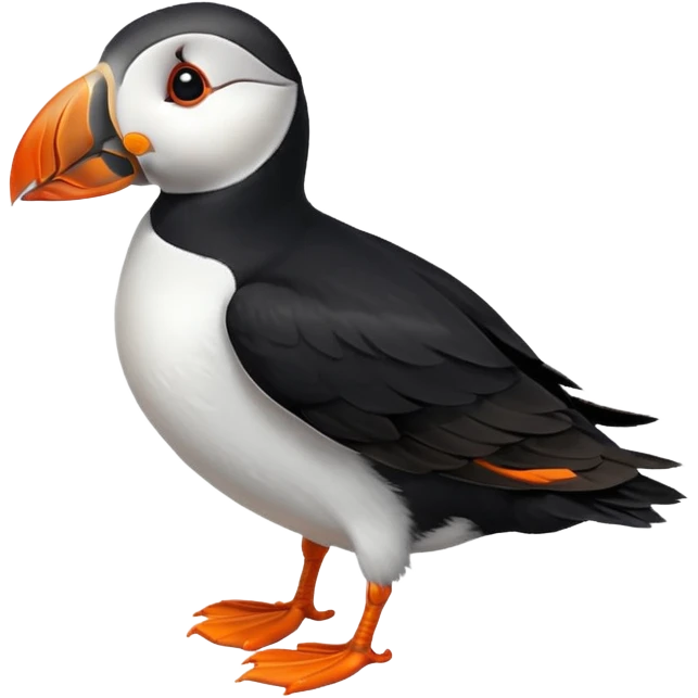 puffin bird and leg emoji