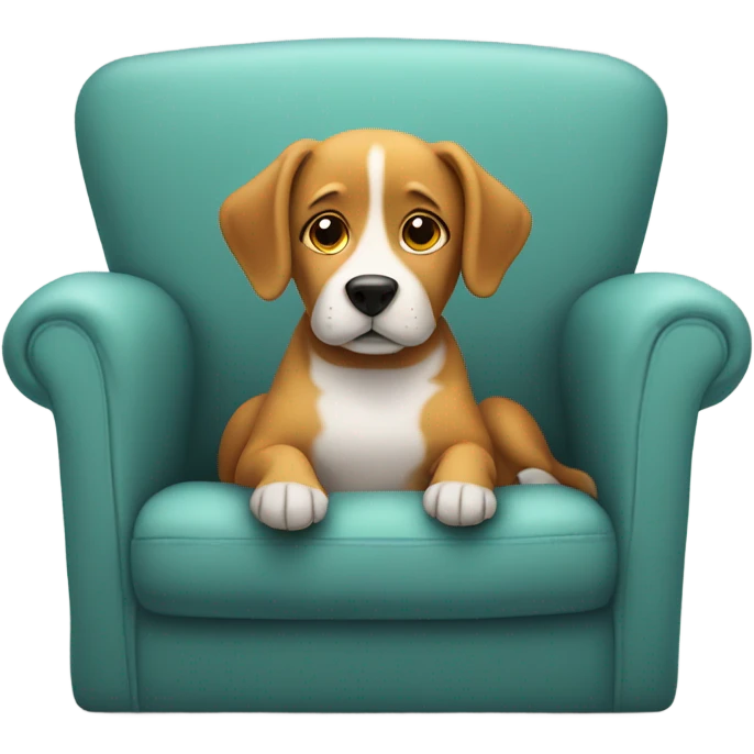 Dog on a couch emoji