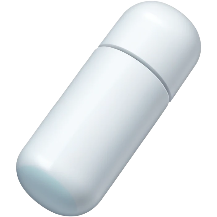 one white Pillule emoji