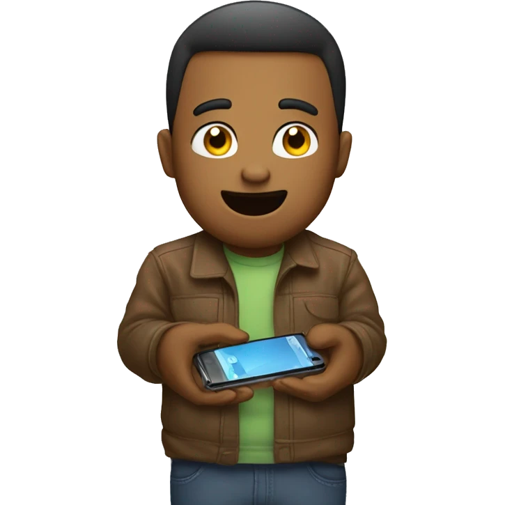buying a phone from a friend emoji