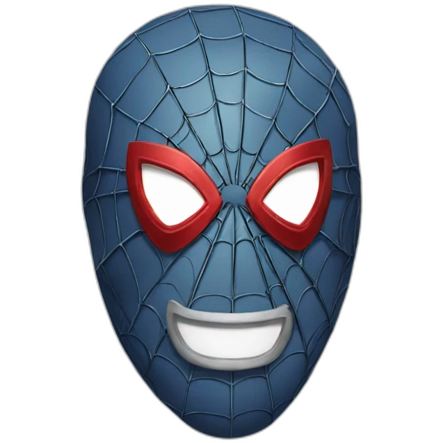 Spiderman mask emoji