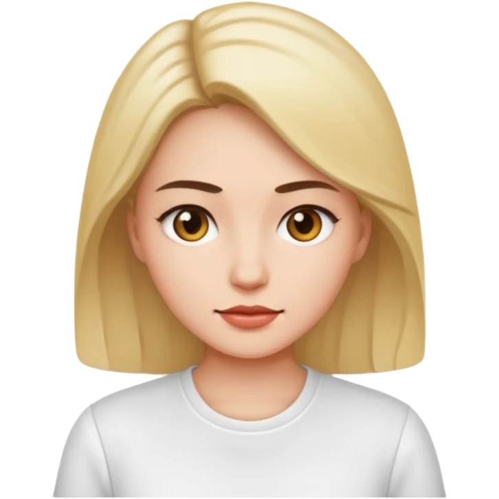 Cheif Consultant, woman, wearing white shirt emoji